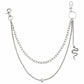 Trendy pants hanging chain decoration jeans chain ring accessories waist chain hanging decoration snake double tassel hip-hop pants chain