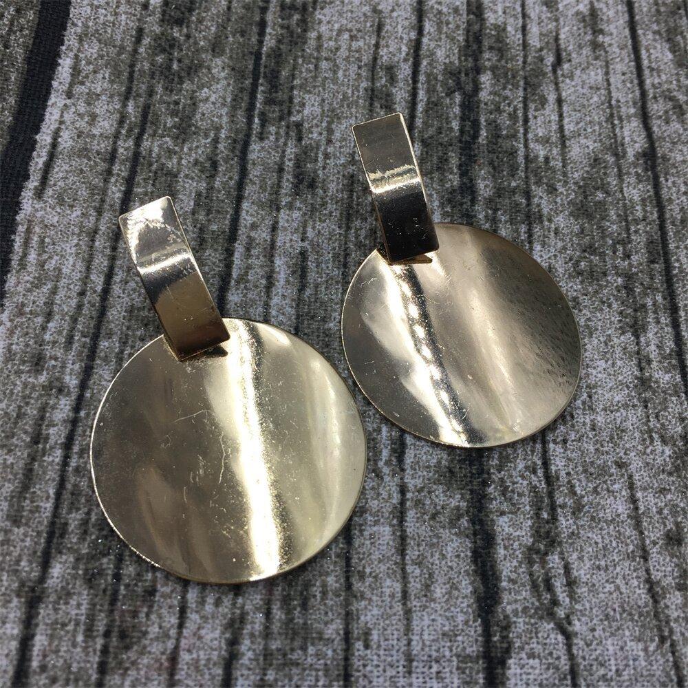 Curved sequin disc earrings popular jewelry birthday gift earrings