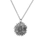 Popular necklace women's sunflower double lettering necklace alloy flower short collarbone