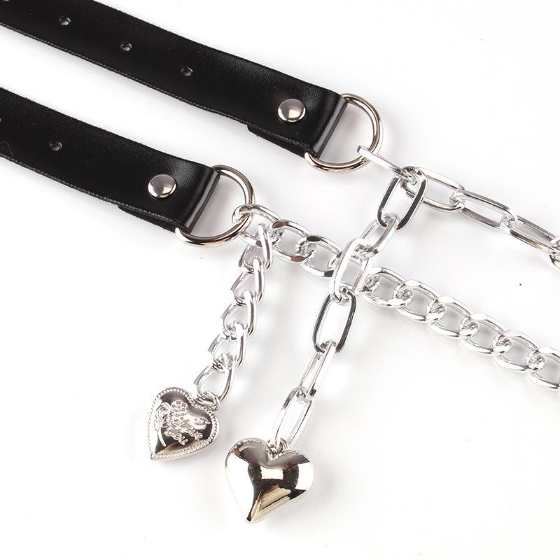 Original Fashion Belt Metal Chain Love Waist Chain Accessories Female Ins Trendy Hip-Hop Spice Girls Matching Dresses