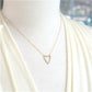 Jewelry Simple Sexy Hollow Love Peach Heart Heart Shape Short Necklace Clavicle Chain Necklace Female