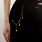 Jewelry ins transparent flower pendant pants bag chain tassel accessories female metal pants bag hip-hop chain