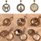 Fashion personality magnifying glass necklace creative retro animal pendant jewelry