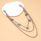Jewelry Trend Versatile Butterfly Pendant Three-layer Pants Chain Matching JK Jeans Fashion Body Chain