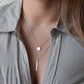 Fashion Women's Bohemian Glitter Sequin Layered Necklace Clavicle Chain Jewelry