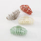 F4336 Acrylic Resin Geometric Fashion Shark Clip Cat's Eye Hollow Collision Colorful Ponytail Hair Claw Clip Female