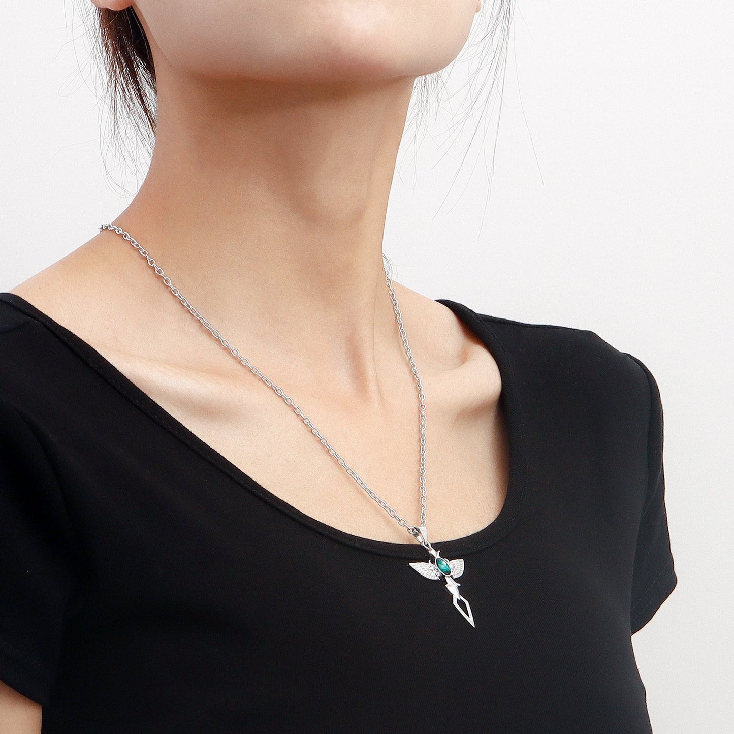 Jewelry Diamond Cross Sweater Chain Advanced Sense Women's Necklace Versatile Necklace