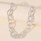 2N7145 Necklace Exaggerated Metal Thick Chain Short Necklace Necklace Clavicle Chain Atmospheric Fashion Versatile
