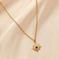 Classic Independent Design Ladies Stainless Steel Exquisite Retro Gold Double Drip Oil Star Choker Necklace