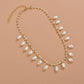 Accessories Boho Pearl Necklace Fashion Rhinestone Clavicle Chain Women Jewelry