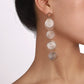E1511 retro personality long disc earrings geometric irregular earrings atmosphere fashionable cold earrings