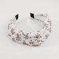 F445 chiffon yarn literary fan retro small fresh and sweet headband forest girl wide-brimmed sweet knotted headband