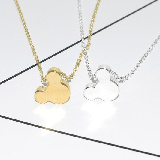 Cartoon Mickey Mouse Necklace Female Cute Mickey Pendant Tanabata Gift