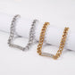 N8884 Exaggerated Personality Short Necklace Cold and Micro-inlaid Punk Hip-Hop Necklace Sweet Cool Street Shooting Show Necklace