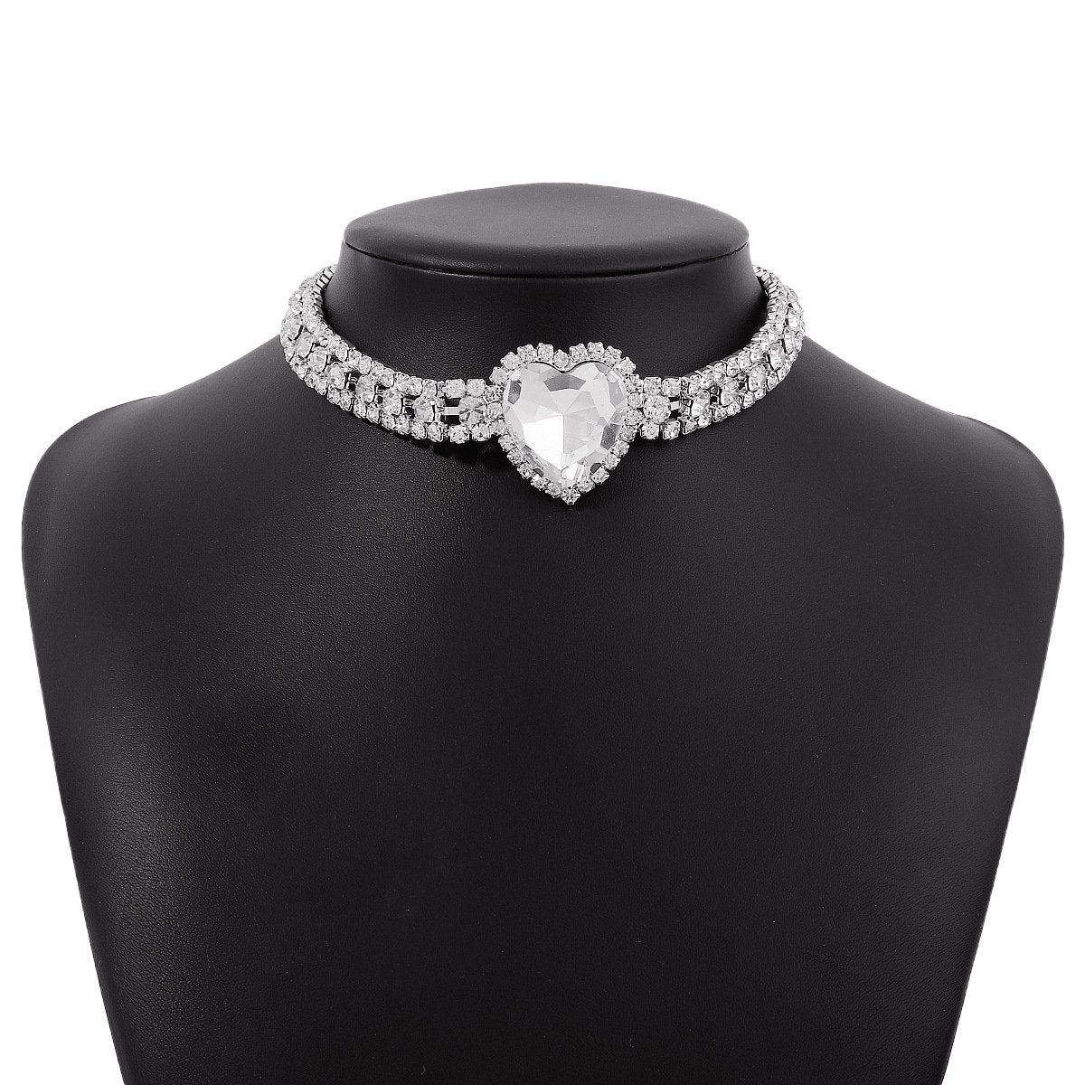 N19 Baroque light luxury claw chain full diamond elegant necklace romantic sweet love dinner necklace choker