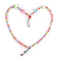 Trend acrylic candy color chain diy mobile phone chain pendant peach heart smiley jewelry accessories mobile phone chain