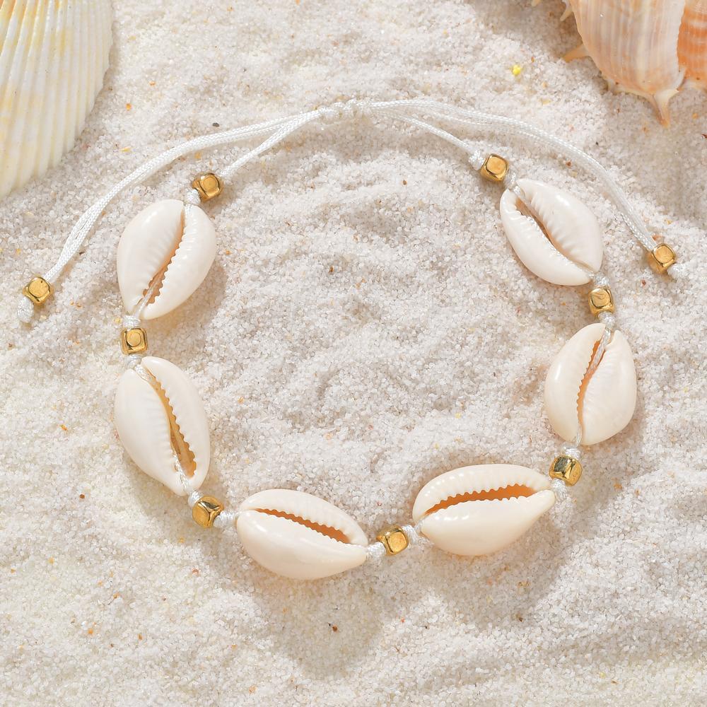 Accessories Boho Chic Choker Shell Bracelet Set