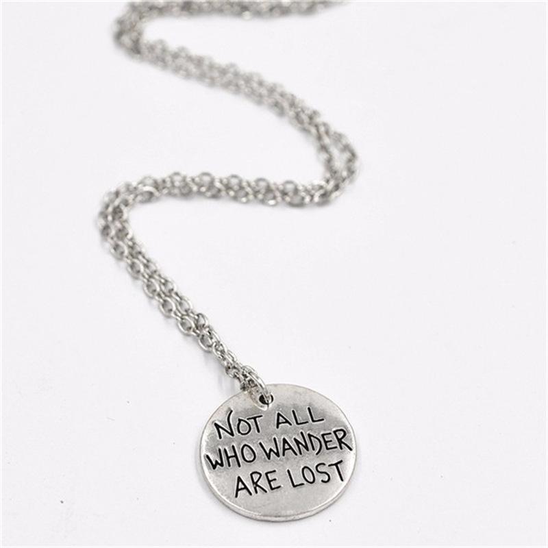 Export Jewelry Compass Compass Necklace Clavicle Chain