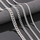 Fashionable six-sided grinding necklace hipster simple fashion titanium steel necklace jewelry