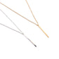 Jewelry Simple Fashion Double Necklace Metal Circle Long Pendant Necklace