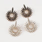 1617 Jewelry Exaggerated Diamond Temperament Circle Earrings Retro Sunflower Geometric Fashion Earrings