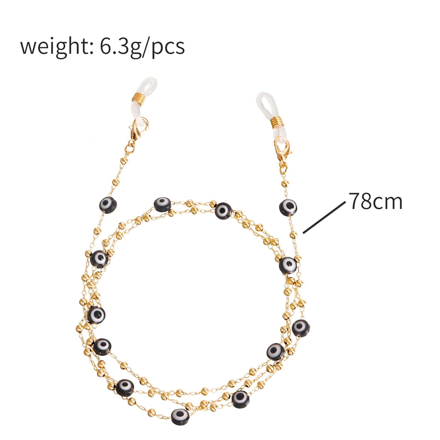 Accessories Mask Chain Glasses Chain Glasses Chain Mask Chain Glasses Devil Eyes Metal Chain