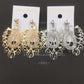 Hollow-out Butterfly Mesh Tube Imitation Zircon Water Drop Stud Earrings Earrings Earrings Popular Jewelry