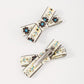 F531 small fresh, cute and sweet flower hair clip spring and summer simple word clip creative embroidery duckbill clip
