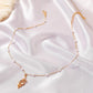 Small Fresh Leaf Necklace Temperament Versatile Simple Pearl Leaf Pendant Clavicle Chain Personality Short Sweater Chain
