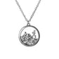 Pop Jewelry Sports Circle Surf Necklace Pendant