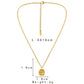 Fashion personality versatile simple stainless steel gold retro coin bee short necklace clavicle chain necklace