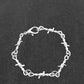 Guochao hip-hop tide brand prickly thorns pants chain ins male and female jewelry with the same paragraph Hong Kong dark male and female neck chain necklace