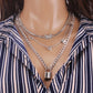 Retro Chain Padlock Butterfly Pendant Women's Creative Multi-element Fashion Fashion Necklace