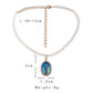 Sexy Retro Mermaid Scale Pendant Fashion Fashion Elegant Temperament Cold Pearl Necklace