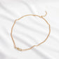 Simple U-shaped multi-layer necklace fashion retro metal horseshoe buckle clavicle chain niche design