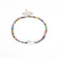 Jewelry Simple Versatile Mixed Color Rice Beads Necklace Baroque Shaped Pearl Single Layer Necklace Women