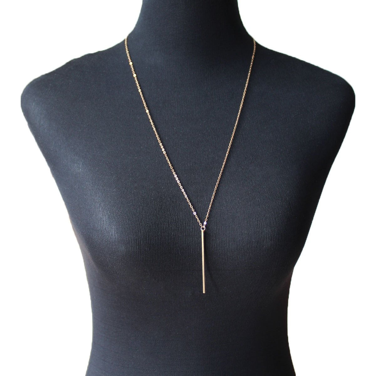 Fashion Necklace Simple Long Rod Lasso Necklace Female Popular Handmade Chain