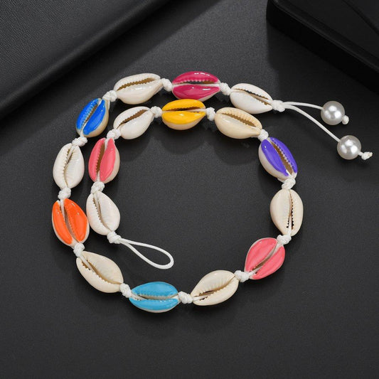 Accessories Jewelry Shell Necklace Rope Pearl Hawaiian Beach Necklace Women
