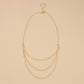 Fashion Retro Multilayer Chain Tassel Necklace Clavicle Chain Accessories