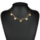 Fashion Retro Necklace Clavicle Chain Temperament Twill Butterfly Necklace Accessories