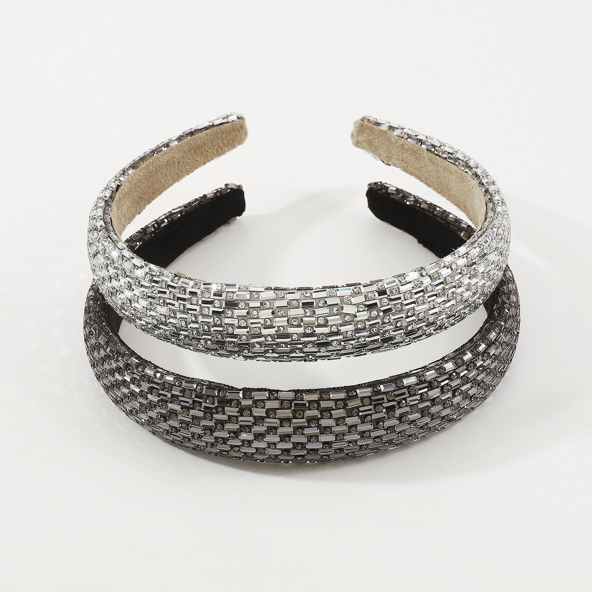 F4823 exaggerated light luxury personality hair hoop Baroque heavy industry French style full of diamonds shining small fragrance head hoop female