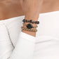 B1961 Bohemian casual elastic bracelet colorful stone CCB resin personality niche creative bracelet