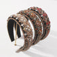F2524 Fashion Thick Sponge Headband Baroque Show Same Style Headband Heavy Industrial Hair Accessories