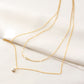 Jewelry Street Shot Imitation Pearl Rhinestone Layered Clavicle Chain Pendant Necklace Women's Necklace