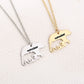 Accessories MaMabear Mother and Child Bear Necklace Hollow Cub Bear Mama Bear Pendant Mother's Day Gift