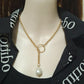 Jewelry Personality Versatile Single Layer Shaped Baroque Pearl Necklace Female Simple Fashion Necklace