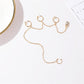 Fashionable multi-layer chain tassel ear clip personality long zircon earrings street style single ear bone clip for men and women