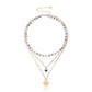 Jewelry fashion exaggerated trend eye necklace multi-layered with devil's eye pendant female necklace
