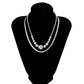 Jewelry Hip Hop Metal Snake Bone Chain Necklace Trend Versatile Geometric Bead Chain Necklace Women