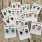 Doctor's hat love crystal earrings graduation season commemorative ear ornaments fresh and lovely multi-color optional
